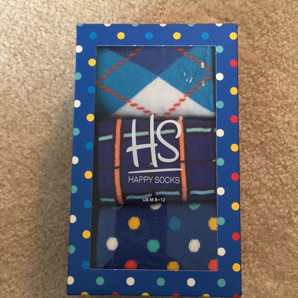 Happy Socks Other - Happy sock box 3 pair